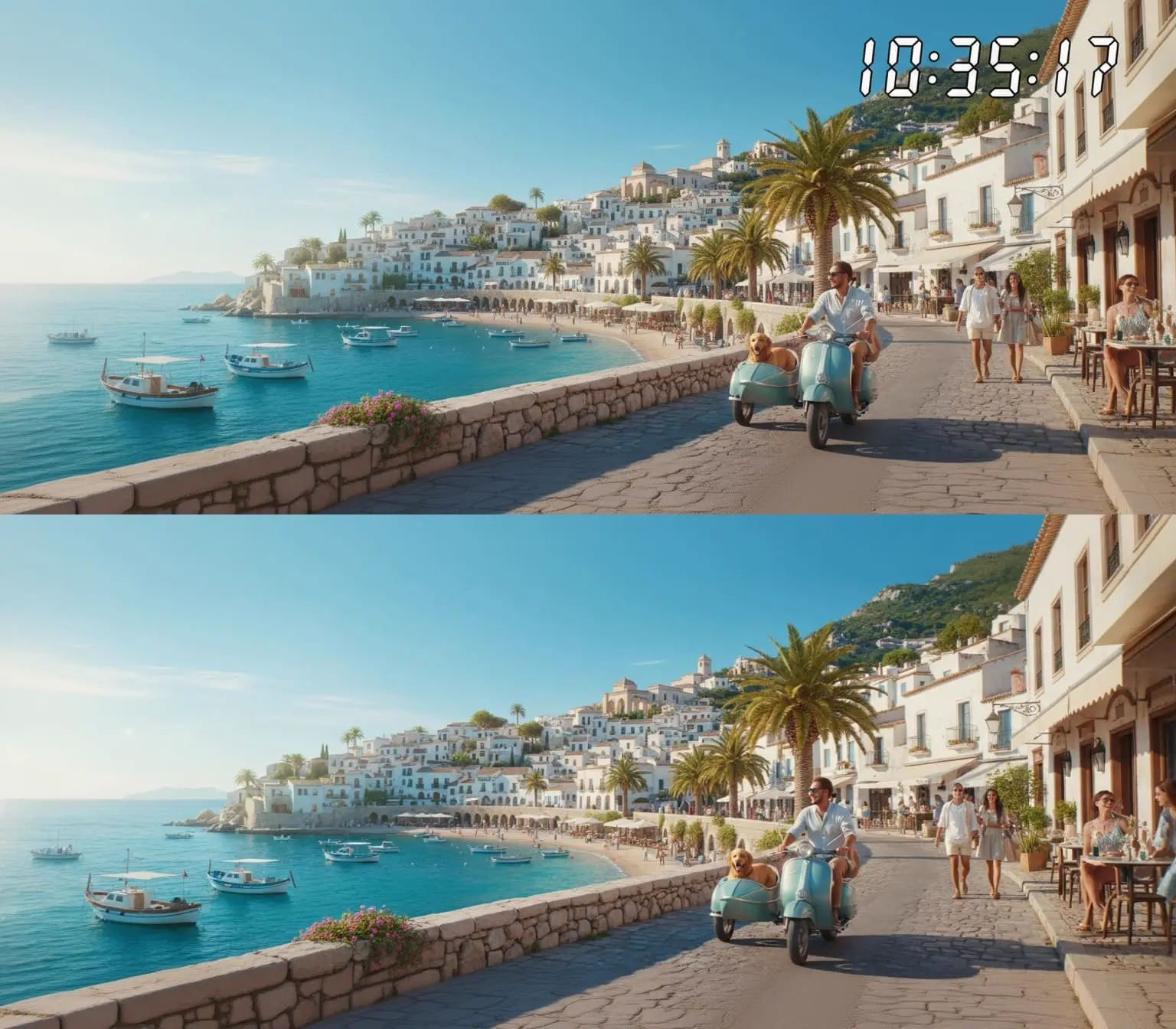 Maneja superposiciones de texto y marcas de tiempo